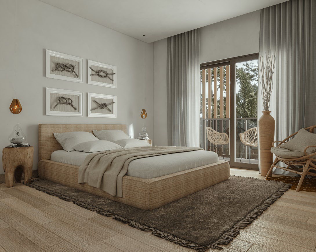 Vista conceptual de una habitación